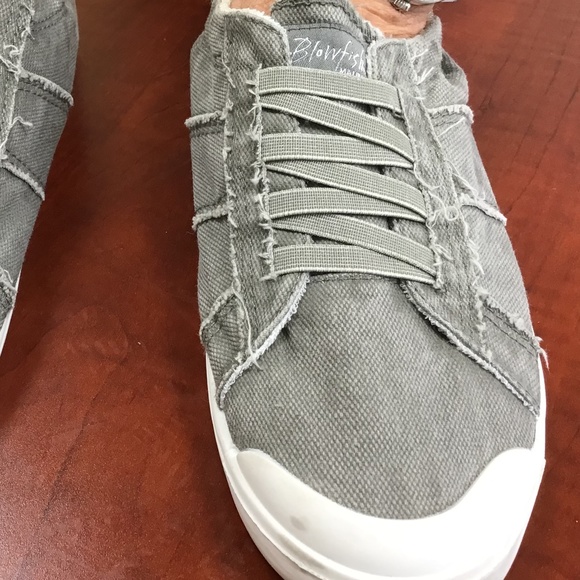 Blowfish Malibu Women’s Gray Sneakers - Like New in size 8 1/2 - Picture 3 of 7